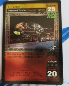 WWE Raw Deal CCG X-Factor Foil Card - Picture 1 of 1