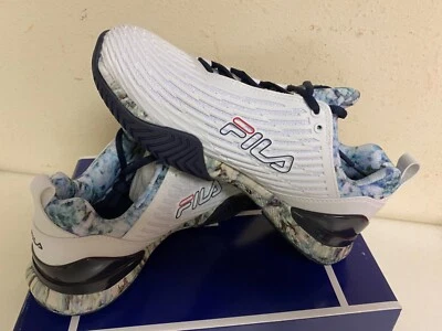 Women’s Fila Speedserve Energized Tennis Shoe White/Navy/Multi