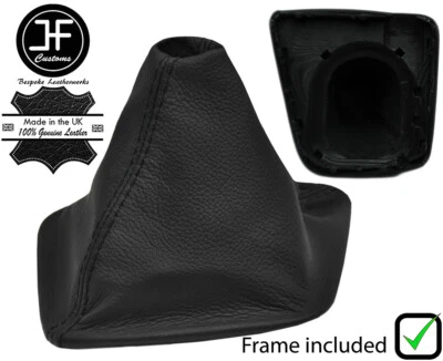 BLACK STITCH LEATHER GEAR BOOT+PLASTIC FRAME FITS RENAULT KANGOO 2 2008-2019 - Image 1 of 2