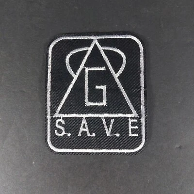 S.A.V.E. Patch Rock Embroidery Patches Clothes DIY Iron Sew On  - Image 1 of 3
