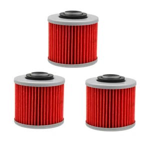 3Pack Oil Filter For Yamaha XV1100 XVS1100 V-Star Drag Star Virago YFM700 Raptor - Picture 1 of 3