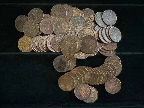1808 British East India 10 CASH Admiral Gardner Shipwreck Copper Madras Coins Cover