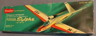 Absolute Rarity!  Graupner Fouga Sylphe 4005 New Kit - Image 1 of 4