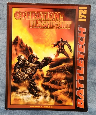 Battletech: Operation Flashpoint Scenario Pack, FASA 1721, 2000, Softcover - Image 1 of 4