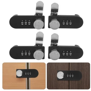  Set 2 Serratura Cassetto Scrivania Ufficio Senza Chiave - Serratura Password Porta Armadio - Foto 1 di 17