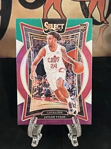 2024-25 Panini Select Jaylon Tyson RC #77 Tri-Color Prizm Concourse Cavaliers - Bild 1 von 3