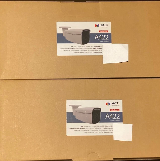 ACTi A422 4MP 5x Zoom Bullet - Image 1 of 1