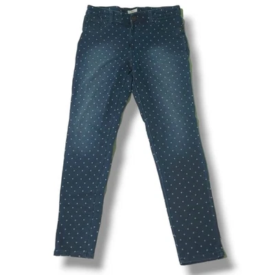 Circo jeggings Kids X-Large Blue polka dot medium wash - Image 1 of 4