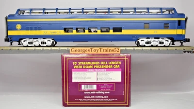 MTH PREMIER 3-RL O #651 ARR ALASKA FERROCARRIL 70' LADO LISO VISTA COMPLETA 20-67095 Foto 1 de 4