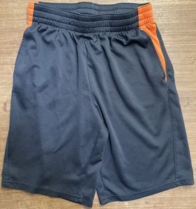 Boys Gray Orange Athletic Works, Shorts, Size XXL (18) 2XL pockets - Picture 1 of 4