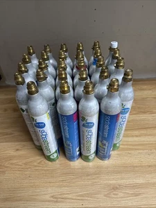 Sodastream Cylinder Empty 60 Liter Size Set of 28 Soda Stream C02 Bottle - Picture 1 of 3