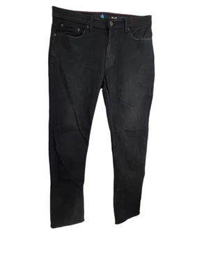 Nat Nast Luxury Originals Jeans Mens 34x32 Black Stretch Denim Slim Straight - Image 1 of 4