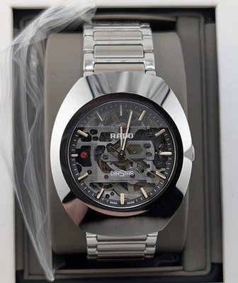 Reloj Hombre Rado DiaStar Original Esqueleto Acero Inoxidable R12162153 Foto 1 de 4