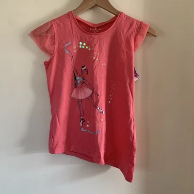 American Girl Isabelle 2014 NWT L 14/16 Coral Colored Shirt Sequin Packet - Image 1 of 4