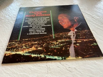 Christmas with Marty Robbins by Columbia Records 33rpm VINYL LP Record - Image 1 of 4