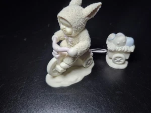 Snowbabies On Tricycle Department 56 Figurine - Picture 1 of 10
