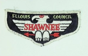 Shawnee Lodge 51 Greater St. Louis Area Council MO (SEWN) Twill Flap WHT Bdr (CB - Picture 1 of 2