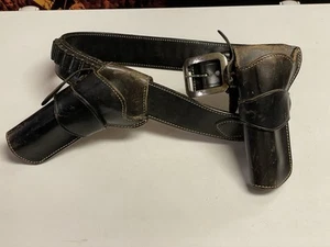 Original Galco Black Colt SAA  Rig Left Hand Holsters - Picture 1 of 14