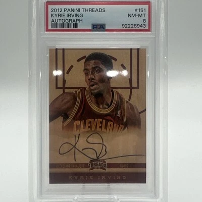 2012-13 Panini Threads Kyrie Irving #151 Rookie RCAutograph Auto Mavericks CB91 - Image 1 of 2