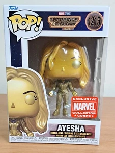 Funko Pop Vinyl Bobblehead Ayesha 1215 Marvel Collector Corps Exclusive GOTG 3 - Bild 1 von 6