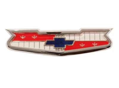 1956 56 Chevy Belair 150 210 Trunk Emblem Assembly V8 - Image 1 of 4