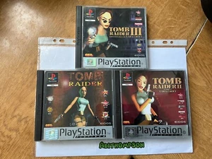 Tomb Raider I II III 1 2 & 3 Trilogy Sony PlayStation 3 Spiele Bundle - Bild 1 von 18
