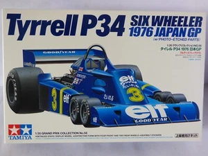 Tamiya Kits 1/20th Scale Tyrrell P34 Six Wheeler 1976 Japanese Grand Prix - Picture 1 of 3