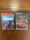 Lot Of 2 Disney Pixar Finding Nemo And Cars Sony Playstation 2 Ps2 Greatest Hits