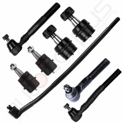 Kit de suspensión de rótula de extremo de varilla de amarre delantera de 8 piezas para Jeep Wrangler 2007-2015 Foto 1 de 4