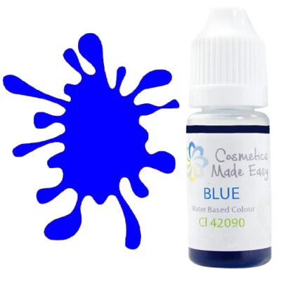 10ml BLUE Cosmetic Liquid Colour - Water Based Dye, Soap, Skin Care, Bath Bombs - Image 1 of 2