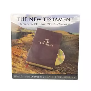 The New Testament 16 Audio Book CDs Bible Narration by Lael J. Woodbury Sealed - Picture 1 of 6