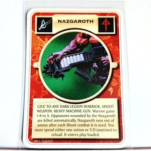 DOOMTROOPER CCG (INQUISICIÓN)-- NAZGAROTH -- CASI NUEVO / COMO NUEVO - Imagen 1 de 1