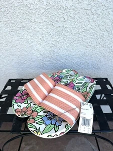 NWT Adidas Adilette Wmn's Slides Sandals Slippers GY8288 Primegreen Floral Sz 11 - Picture 1 of 8