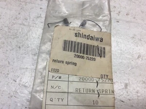 NOS Shindawia 20000-75220 OEM return spring - Picture 1 of 1