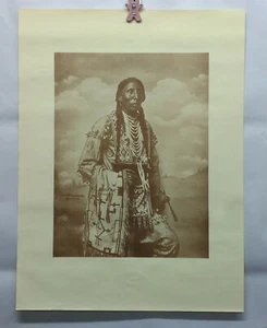 Rinehart - Native American Portraits - Kill Bear - Sioux - Print - GC - Picture 1 of 2