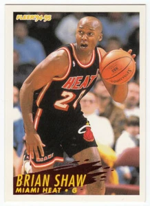 1994-95 Fleer Basketball Trading Card #121 - Miami Heat - Brian Shaw (1994) - Picture 1 of 2