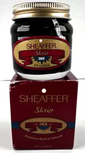 SHEAFFER Skrip Blue Black Fountain Pen Ink Original 60ml Full Bottle 2 fl oz - Picture 1 of 8