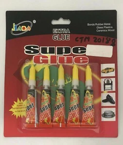 Super Glue for Plastic, Leather, Ceramics, Rubber, Metal, Wood 5*3g Extra Glue - Picture 1 of 1