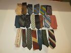 Lot de 21 cravates vintage années 1970 & 1980 largeur moyenne et cou maigres #2