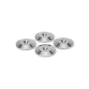 Dynavox Spike Unterlegscheiben 4er-Set silber | Hi-Fi Spike washers - Zdjęcie 1 z 3