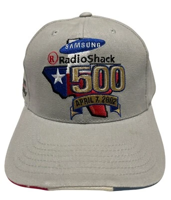 Vintage 2002 Samsung RadioShack 500 Texas Motor Speedway Gray Adjustable Hat - Image 1 of 4