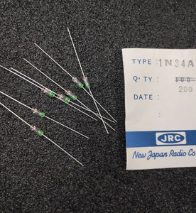 5 Stück/pcs - 1N34A - JRC JAPAN Germanium Diode - Bild 1 von 3