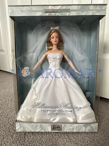 ☀️ Mattel BARBIE Bride Millennium Wedding 2000 The Bridal Collection Blonde Doll - Picture 1 of 14