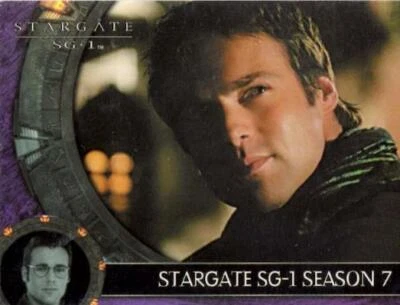 RITTENHOUSE -STARGATE SG-1 SEASON 7 SEVEN P1 PROMO INSERT TRADING CARD 2005 - Image 1 of 2