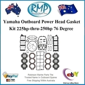 New Yamaha Power Head Gasket & Seal Kit 225hp-250hp # 61A-W0001-00 - Picture 1 of 2