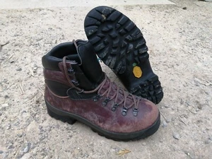Scarpa BXX 66002 Hiking Boots Brown Leather Vibram Sole Climbing Hiking - Picture 1 of 9