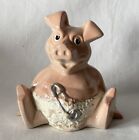 Wade Natwest Vintage Ceramic Pig Piggy Bank WOODY - No Stopper. Flaking Paint