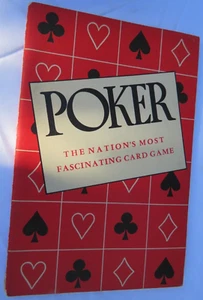 1950-POKER The Nation's Most Fascinating Card Game-USA Playing Card Co-Paperback - Picture 1 of 8