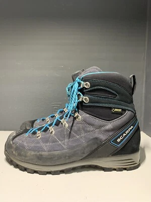 Scarpa Women’s R-Evolution Pro GTX Waterproof Boots Size 8 UK Or 42 EU Grey Blue - image 1 of 4