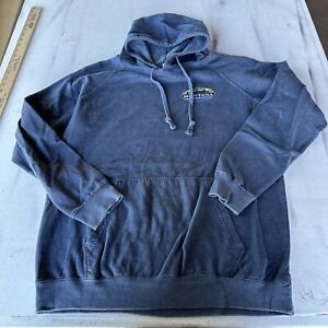 Montana Hoodie Mens Size XL MTN MTN Blue State Pullover Comfort